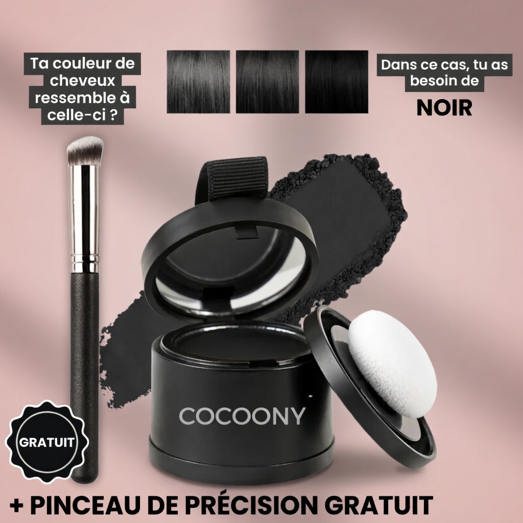 Cocoony - Couverture instantanée des racines et des cheveux gris