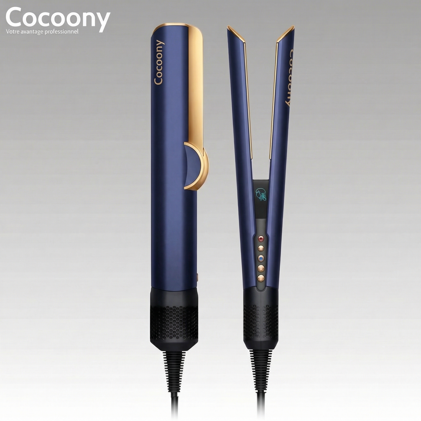 Cocoony™ AirLiss – Lisseur 2 en 1 & Technologie ionique