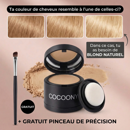 Cocoony - Couverture instantanée des racines et des cheveux gris