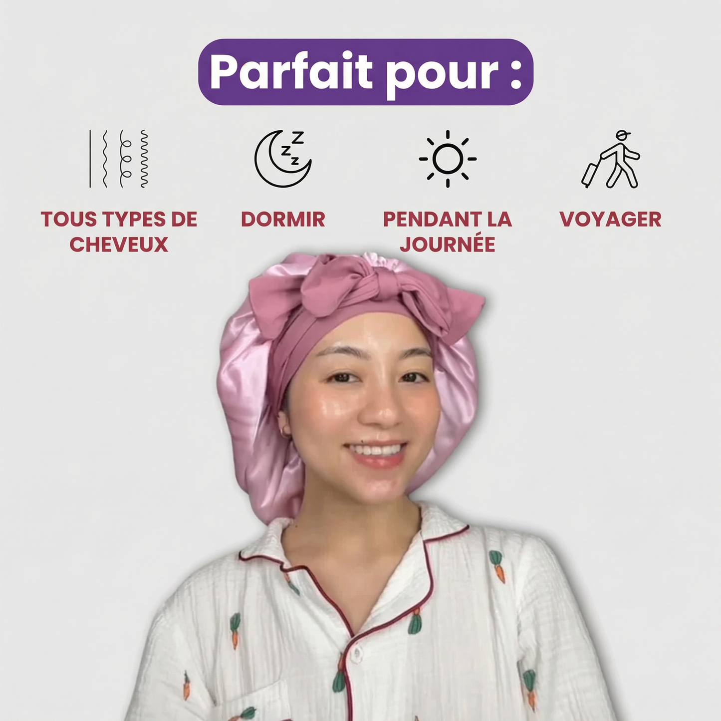 Bonnet en Soie - Cocoony