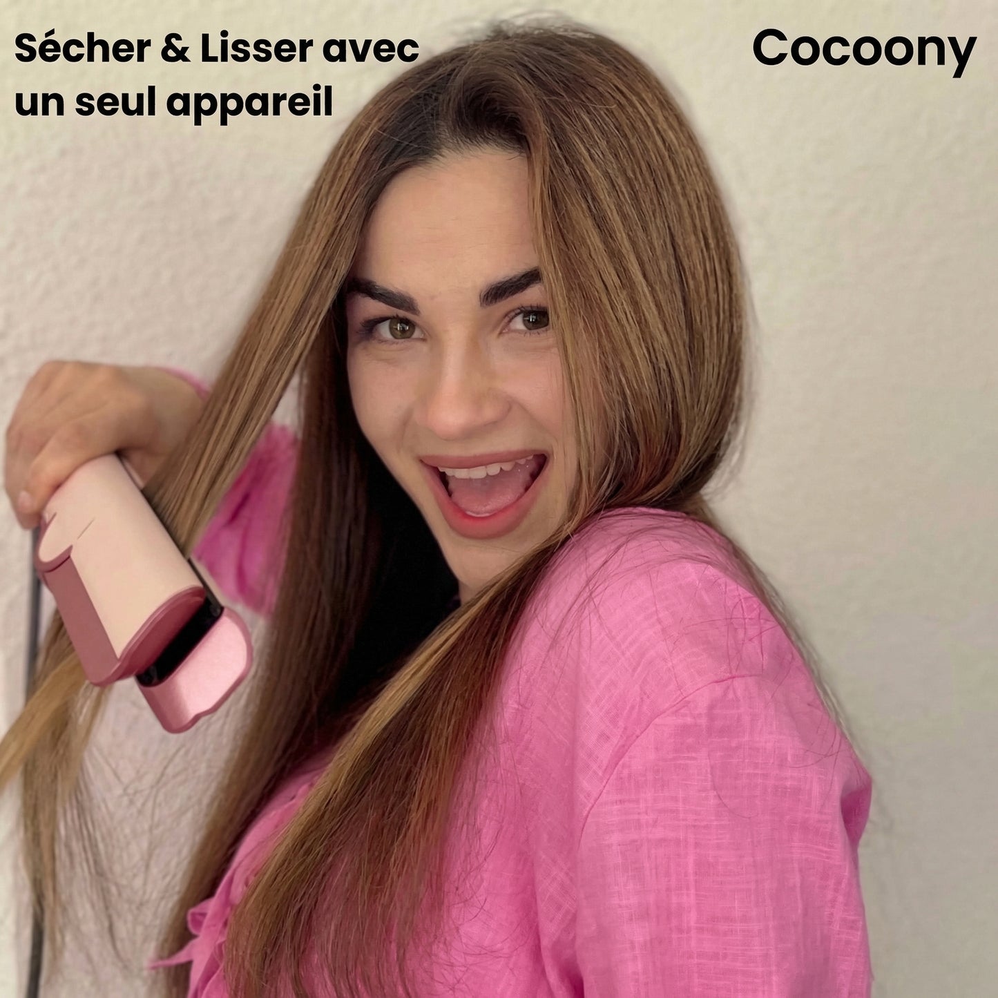 Cocoony™ AirLiss – Lisseur 2 en 1 & Technologie ionique