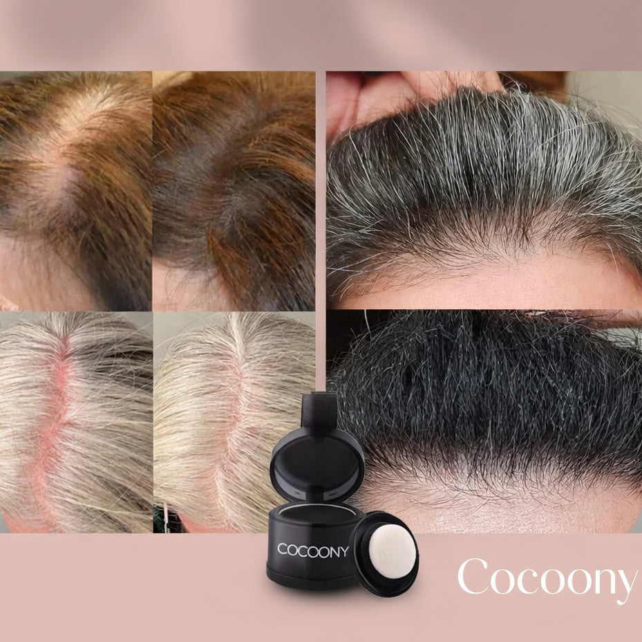 Cocoony - Couverture instantanée des racines et des cheveux gris