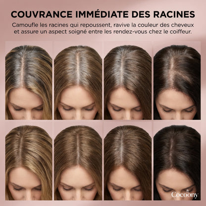 Cocoony - Couverture instantanée des racines et des cheveux gris