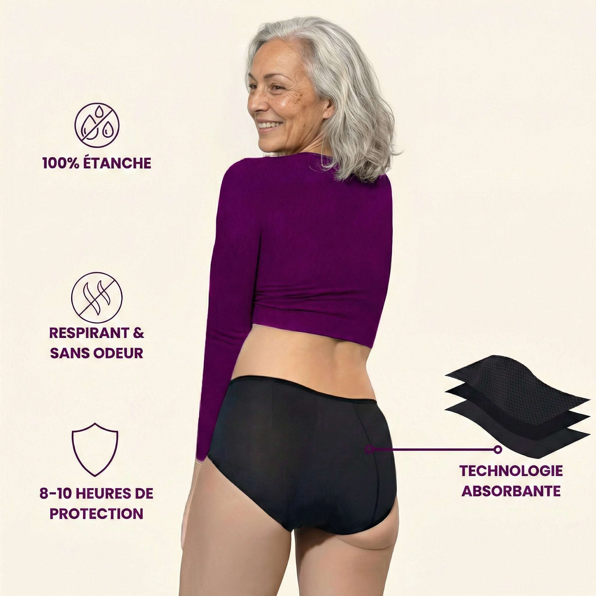 Culotte Anti-Fuites & Soutien Pelvien